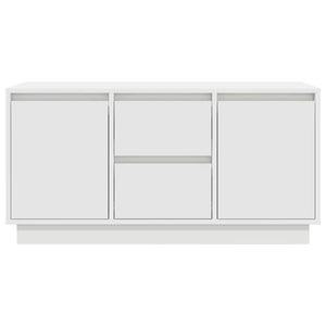 ντουλάπι τηλεόρασης  με φώτα LED Λευκό 100x41x50 cm - Pakobazaar