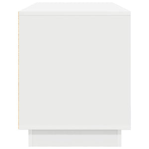 ντουλάπι τηλεόρασης  με φώτα LED Λευκό 100x41x50 cm - Pakobazaar