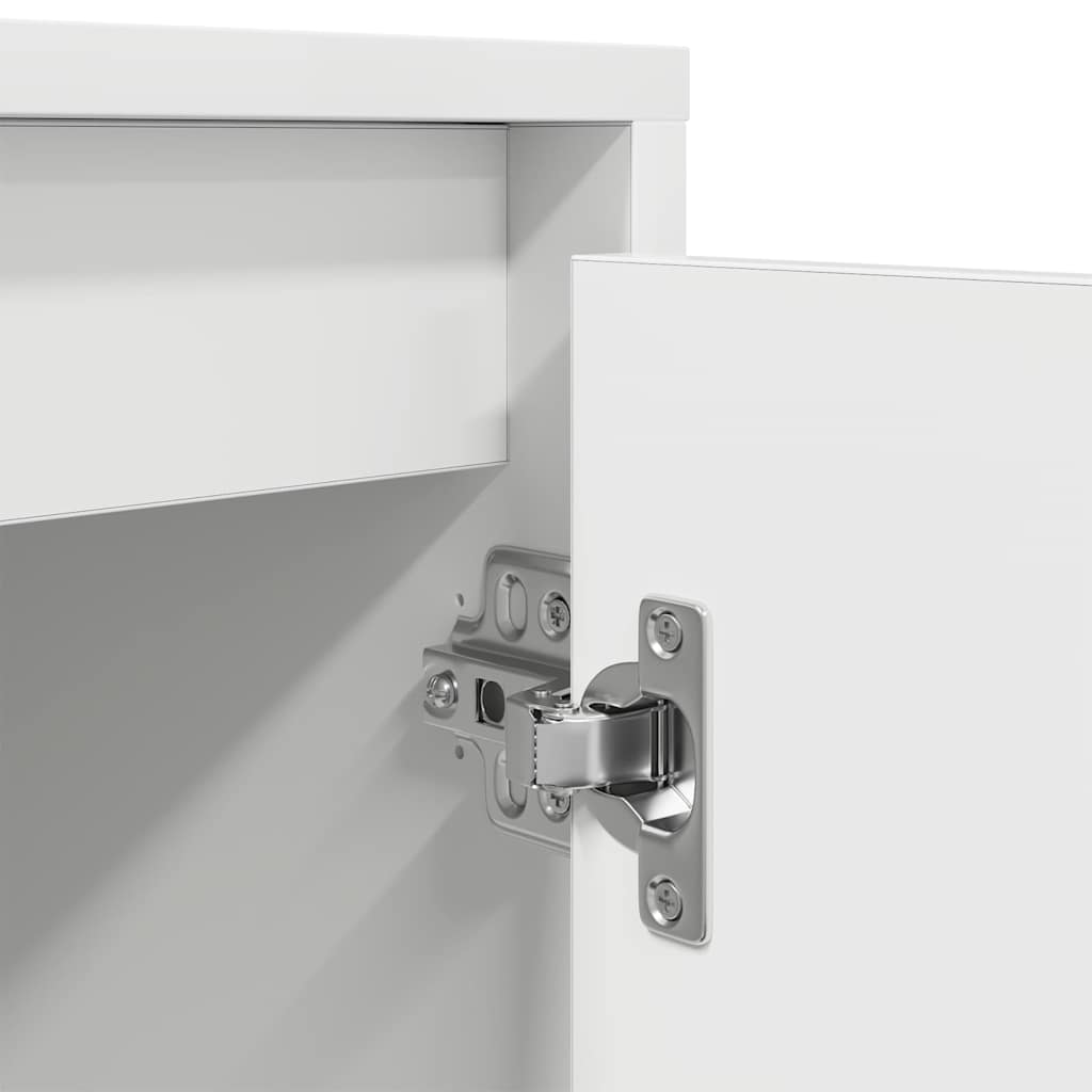 ντουλάπι τηλεόρασης  με φώτα LED Λευκό 100x41x50 cm - Pakobazaar