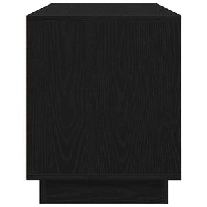 Έπιπλο Τηλεόρασης με LED Μαύρη βελανιδιά 100x41x50 εκ. - Pakobazaar