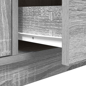 Έπιπλο Τηλεόρασης με LED Γκρι Sonoma 100x41x50 εκ. - Pakobazaar
