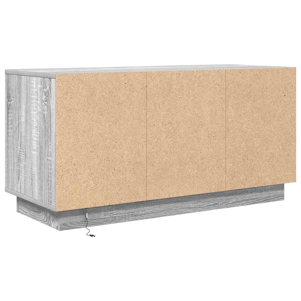 Έπιπλο Τηλεόρασης με LED Γκρι Sonoma 100x41x50 εκ. - Pakobazaar