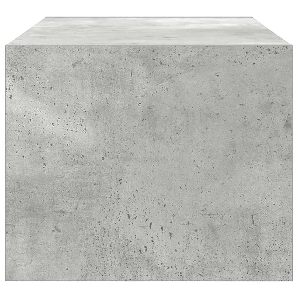 Έπιπλο Τηλεόρασης Γκρι μπετόν 60x31x25,5 εκ. Επεξεργασμένο Ξύλο