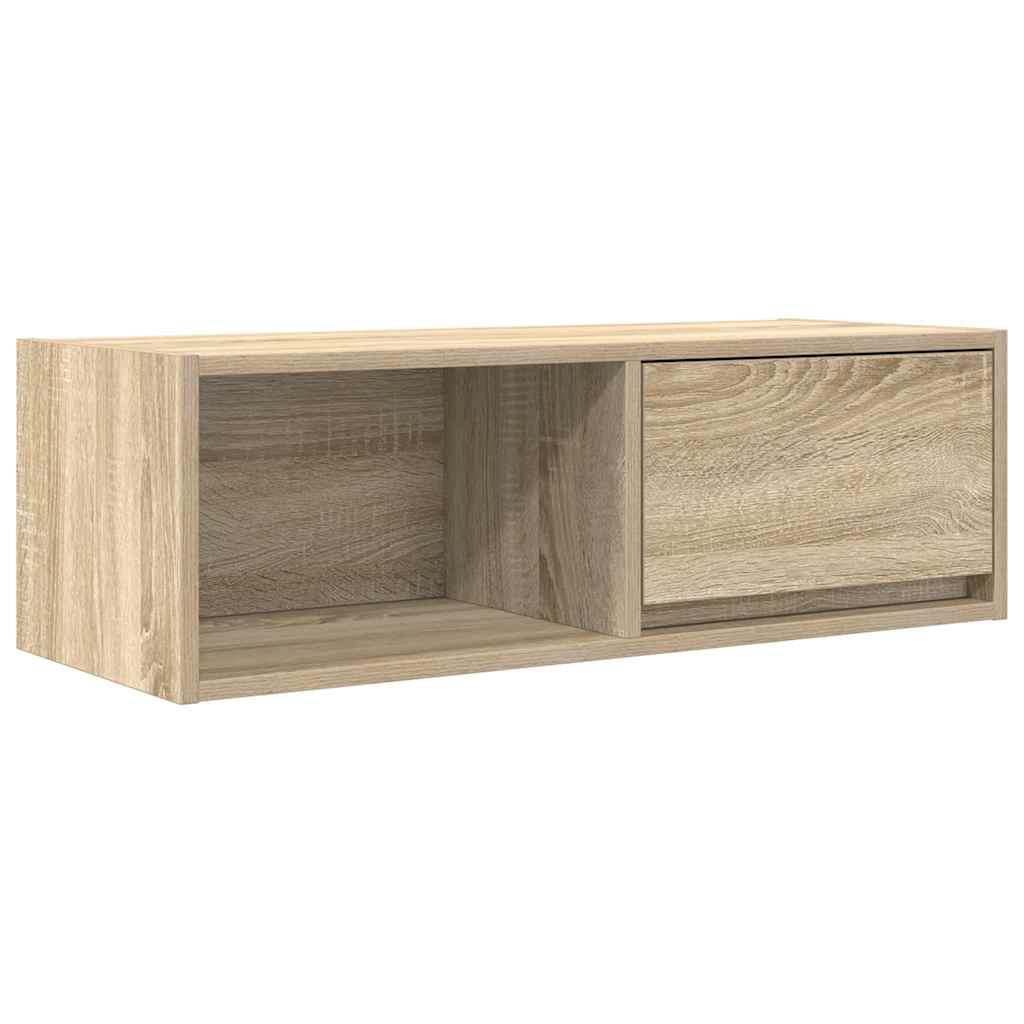 Έπιπλο Τηλεόρασης Sonoma Δρυς 80x31x25,5 εκ. Επεξ. Ξύλο - Pakobazaar