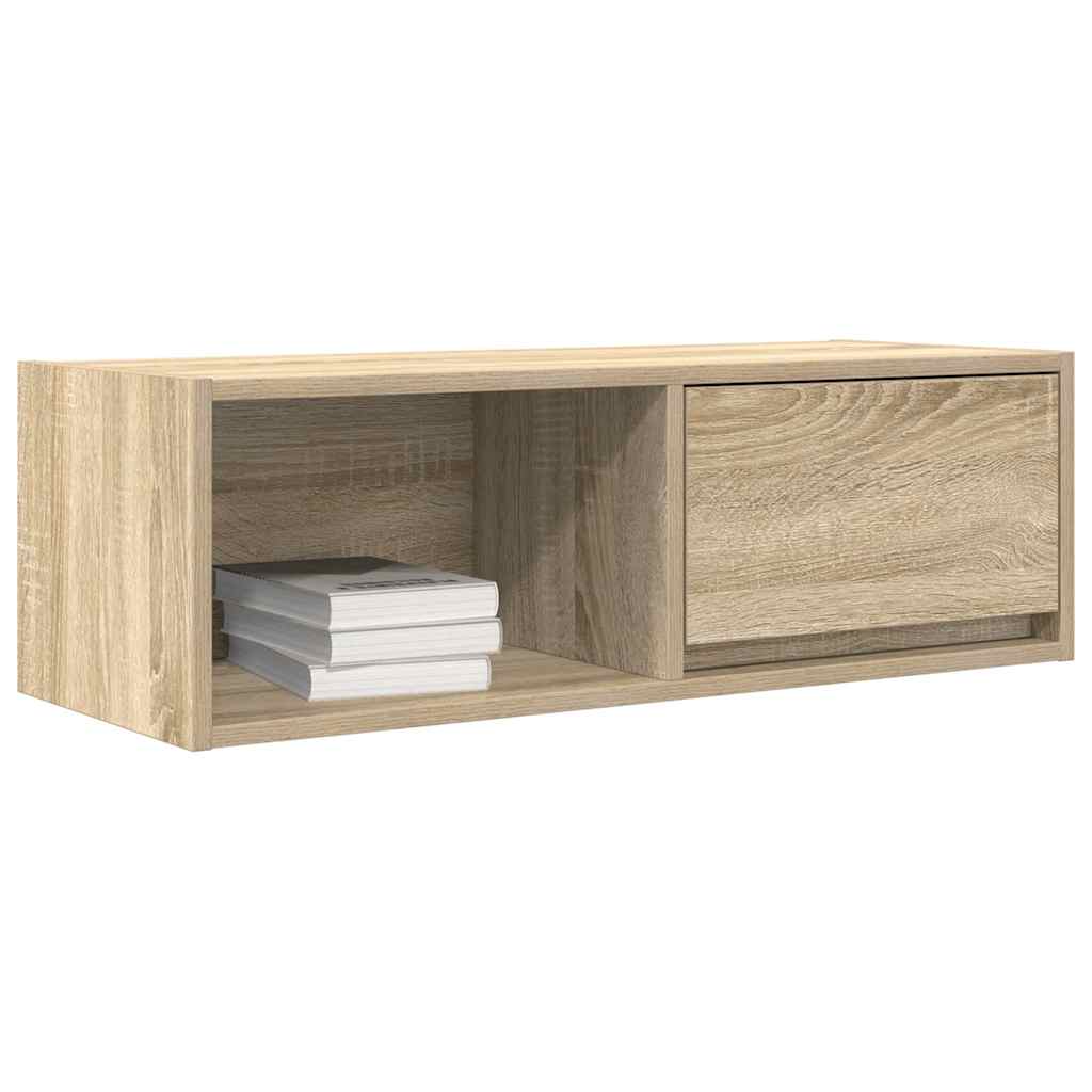 Έπιπλο Τηλεόρασης Sonoma Δρυς 80x31x25,5 εκ. Επεξ. Ξύλο - Pakobazaar