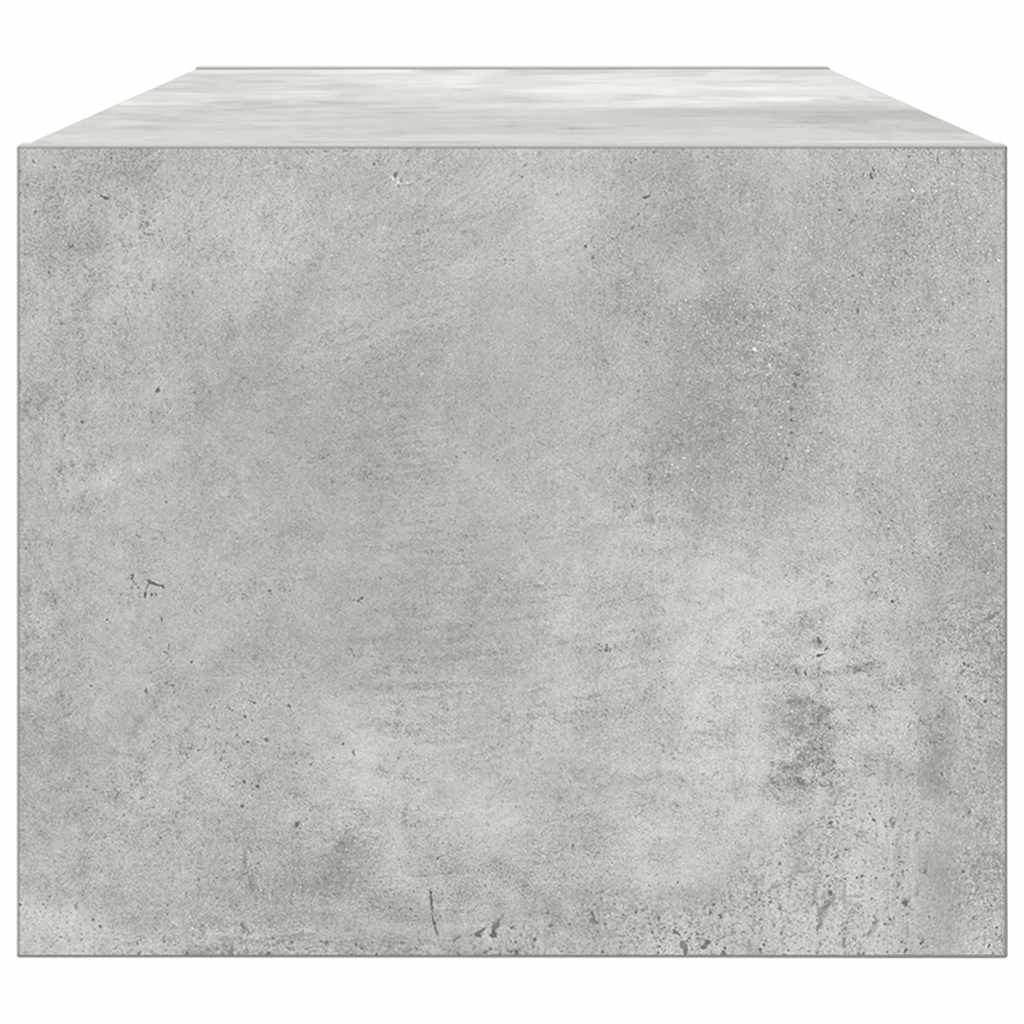 Έπιπλο Τηλεόρασης Γκρι Σκυροδέματος 80x31x25,5εκ. Επεξεργ. Ξύλο - Pakobazaar