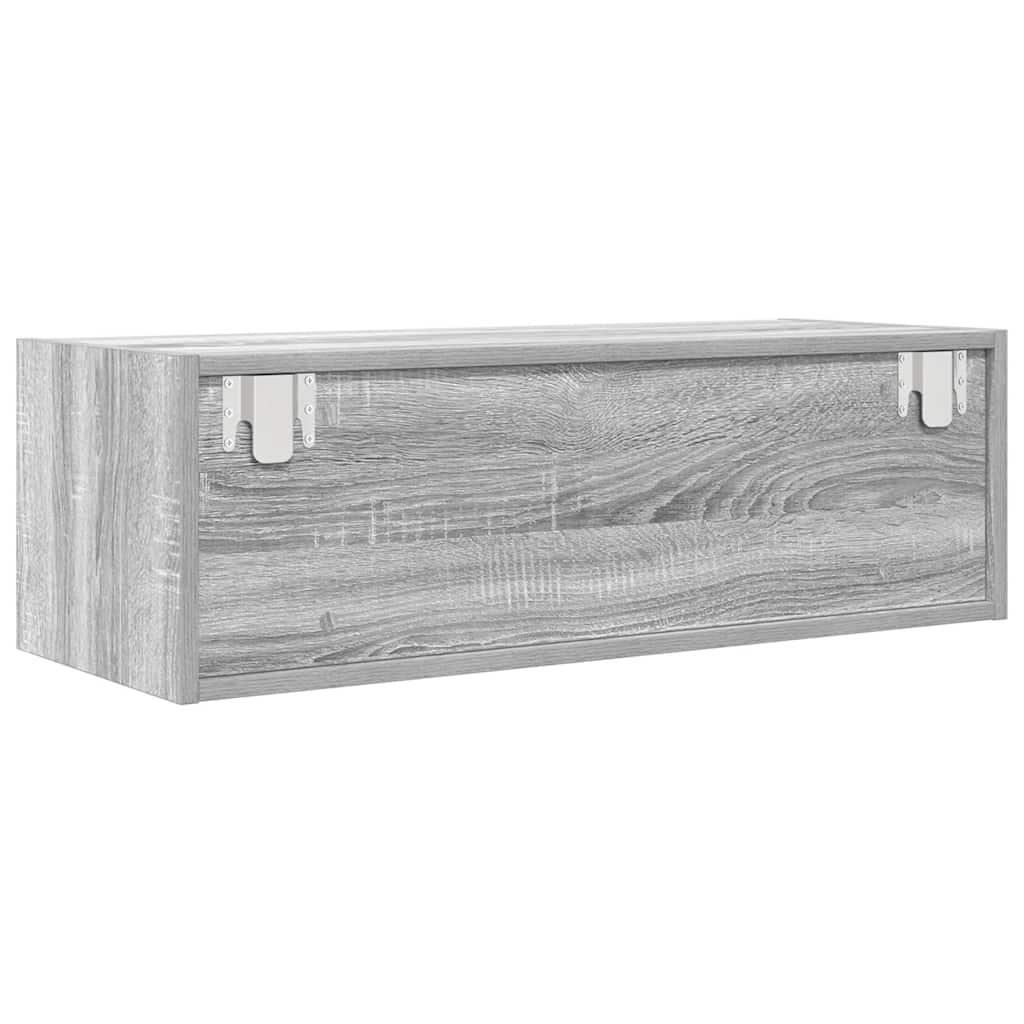 Έπιπλο Τηλεόρασης Γκρι Sonoma 80x31x25,5 εκ. Επεξεργασμένο Ξύλο
