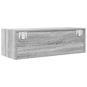 Έπιπλο Τηλεόρασης Γκρι Sonoma 80x31x25,5 εκ. Επεξεργασμένο Ξύλο