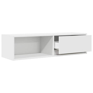 ντουλάπι τηλεόρασης  Λευκό 100x31x25,5 cm Ξύλινη κατασκευή