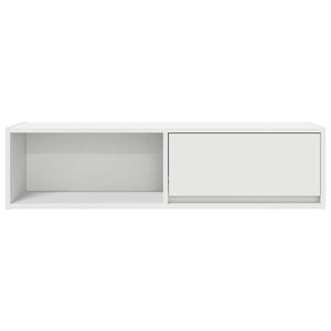 ντουλάπι τηλεόρασης  Λευκό 100x31x25,5 cm Ξύλινη κατασκευή