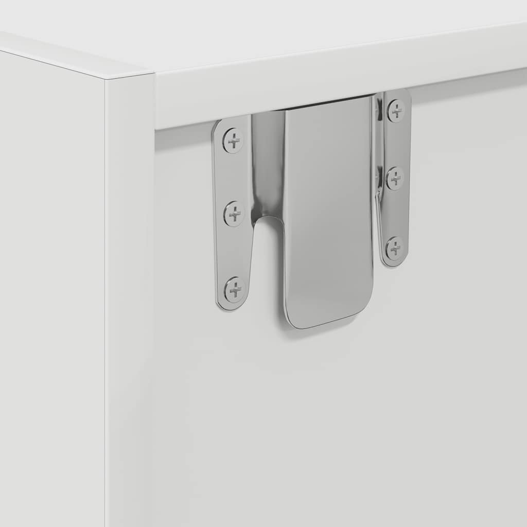 ντουλάπι τηλεόρασης  Λευκό 100x31x25,5 cm Ξύλινη κατασκευή