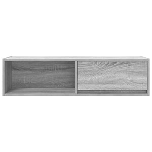 Έπιπλο Τηλεόρασης Γκρι Sonoma 100x31x25,5 εκ. από Επεξεργ. Ξύλο
