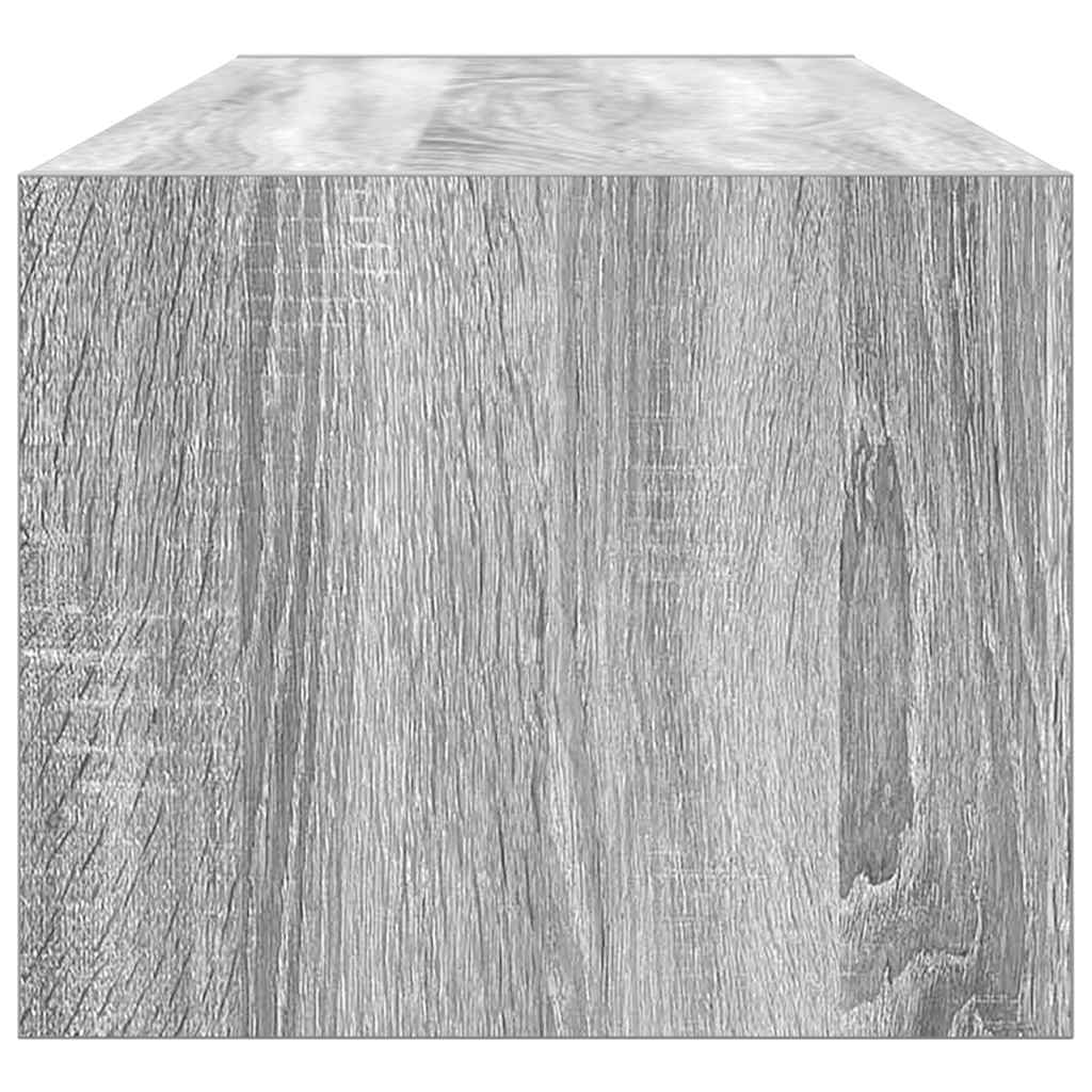 Έπιπλο Τηλεόρασης Γκρι Sonoma 100x31x25,5 εκ. από Επεξεργ. Ξύλο
