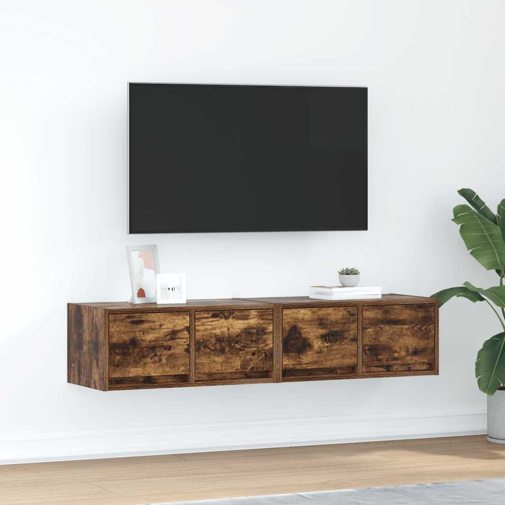 Έπιπλα Τηλεόρασης 2 τεμ. 60x31x25,5 εκ Επεξεργασμένο Ξύλο - Pakobazaar