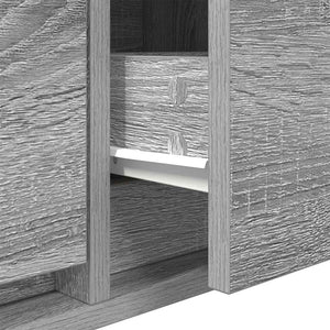 Έπιπλο Τηλεόρασης Γκρι Sonoma 60x31x25,5 εκ. Επεξεργασμένο Ξύλο