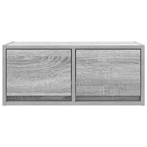 Έπιπλο Τηλεόρασης Γκρι Sonoma 60x31x25,5 εκ. Επεξεργασμένο Ξύλο