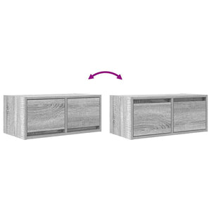 Έπιπλο Τηλεόρασης Γκρι Sonoma 60x31x25,5 εκ. Επεξεργασμένο Ξύλο