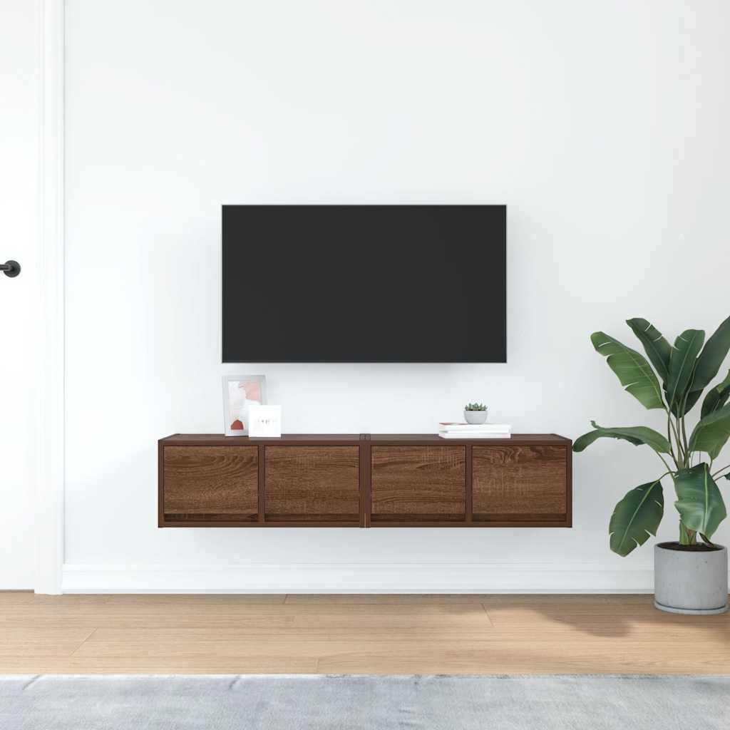 Έπιπλα Τηλεόρασης 2 τεμ. 60x31x25,5 εκ. Επεξεργασμένο Ξύλο