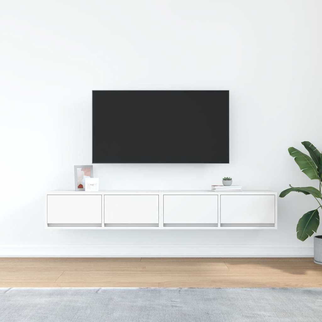 Έπιπλα Τηλεόρασης 2 τεμ. 80x31x25,5 εκ. Επεξεργασμένο Ξύλο