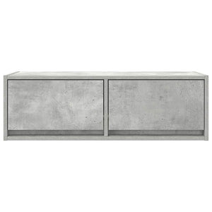Έπιπλο Τηλεόρασης Γκρι Σκυροδέματος 80x31x25,5εκ. Επεξεργ. Ξύλο