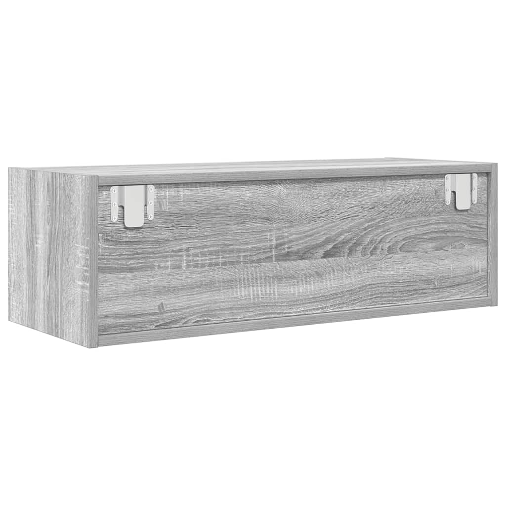 Έπιπλο Τηλεόρασης Γκρι Sonoma 80x31x25,5 εκ. Επεξεργασμένο Ξύλο