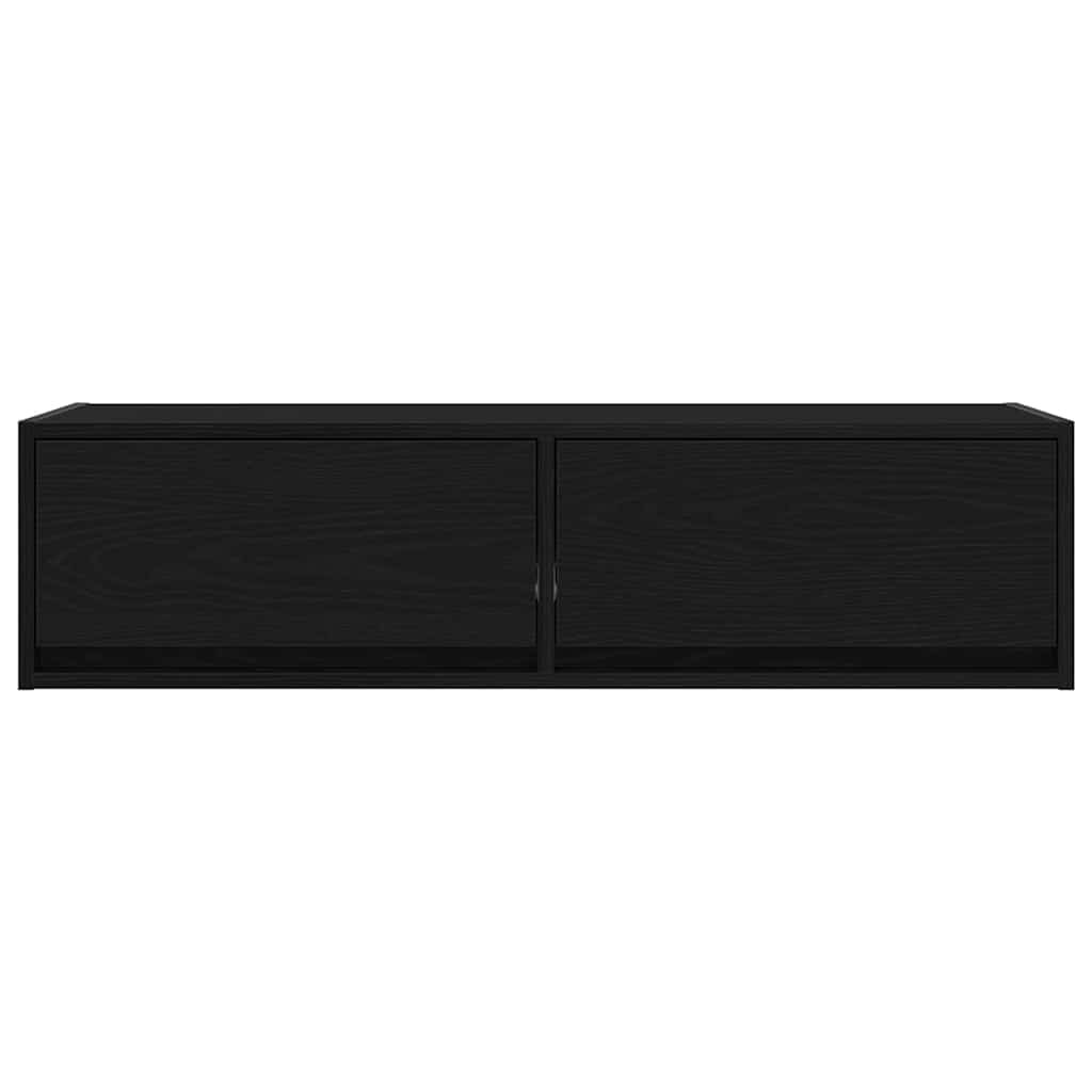 Ντουλάπι TV Μαύρη δρυς 100 x 31 x 25.5 εκ. Επεξεργασμένο ξύλο - Pakobazaar