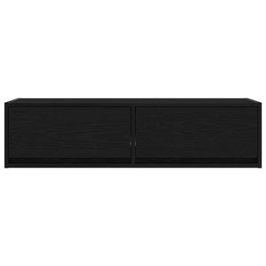 Ντουλάπι TV Μαύρη δρυς 100 x 31 x 25.5 εκ. Επεξεργασμένο ξύλο - Pakobazaar
