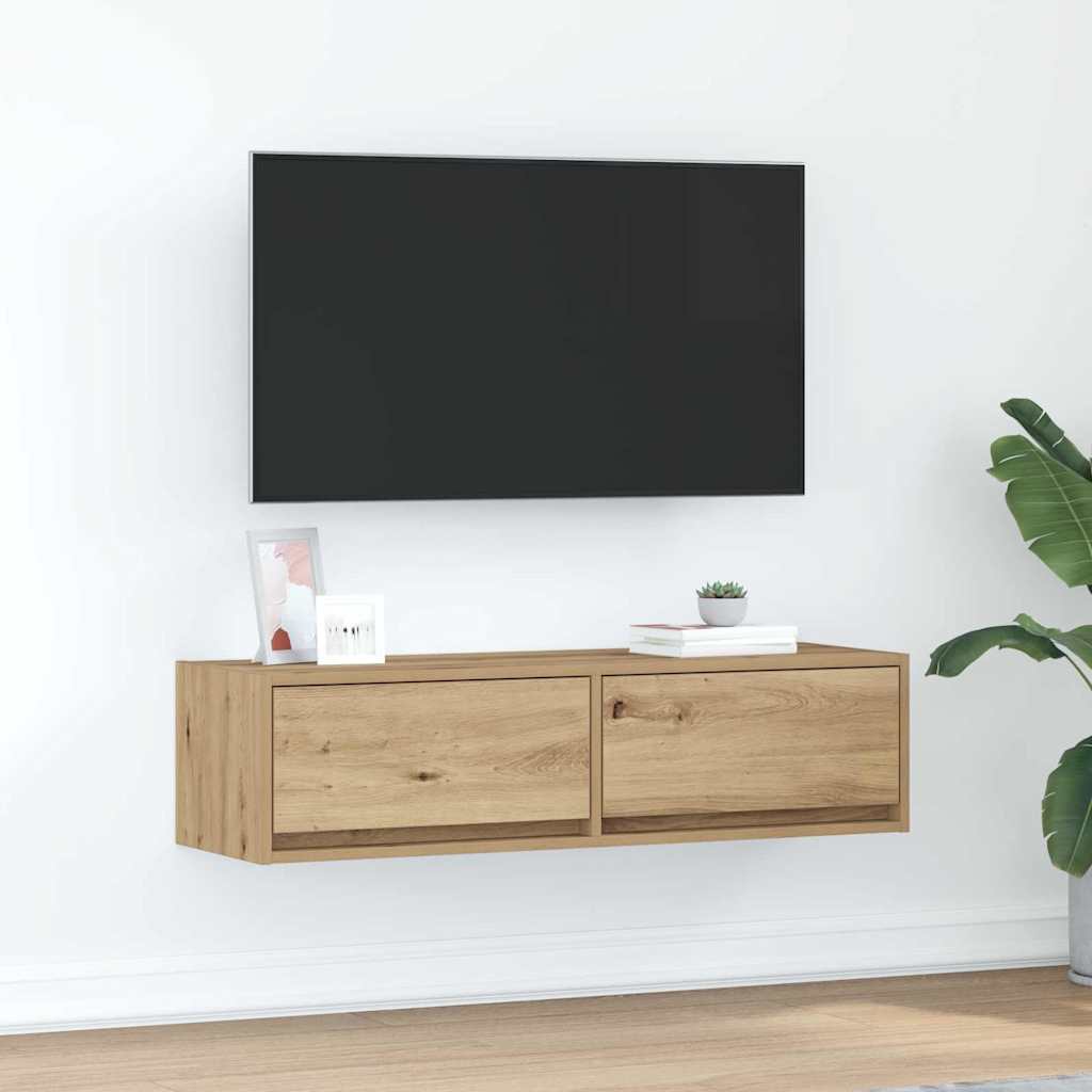 Ντουλάπι TV artisan δρυς 100 x 31 x 25.5 εκ. Επεξεργασμένο ξύλο - Pakobazaar
