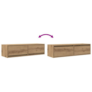 Ντουλάπι TV artisan δρυς 100 x 31 x 25.5 εκ. Επεξεργασμένο ξύλο - Pakobazaar