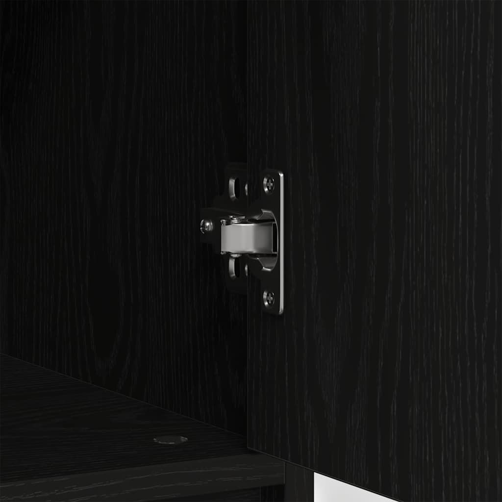 Συρταριέρα με Συρτάρια Μαύρη βελανιδιά 80x34x76 εκ. Επεξ. Ξύλο - Pakobazaar