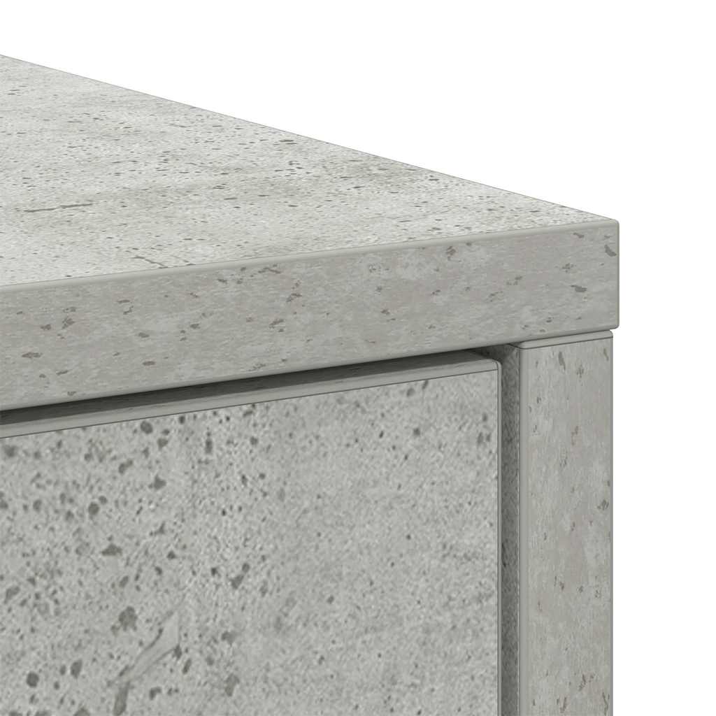 Συρταριέρα με Συρτάρια Γκρι Σκυρ. 80x34x76 εκ. από Επεξ. Ξύλο
