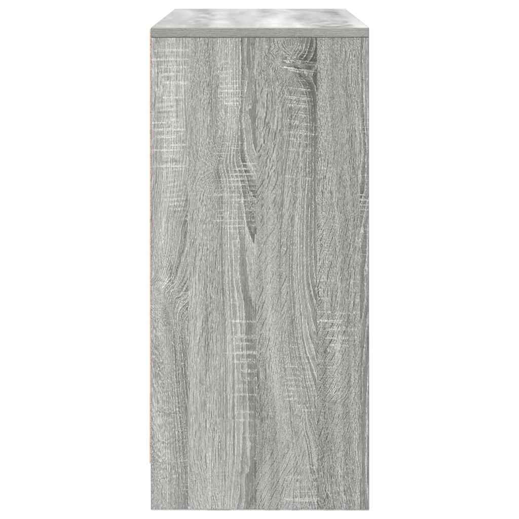 Συρταριέρα με Συρτάρια Γκρι Sonoma 80x34x76 εκ. από Επεξ. Ξύλο
