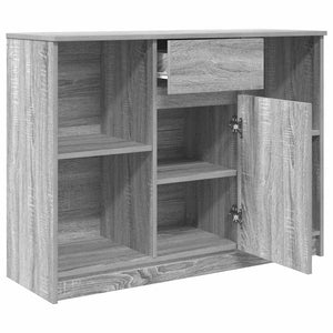 Συρταριέρα με Συρτάρια Γκρι Sonoma 101x35x76 εκ. από Επεξ. Ξύλο