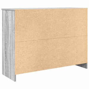 Συρταριέρα με Συρτάρια Γκρι Sonoma 101x35x76 εκ. από Επεξ. Ξύλο