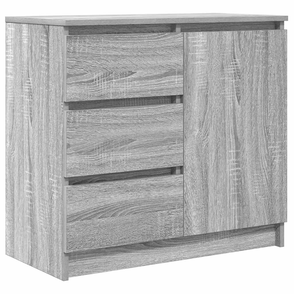 Συρταριέρα με Συρτάρια Γκρι Sonoma 71x35x65 εκ. από Επεξ. Ξύλο - Pakobazaar