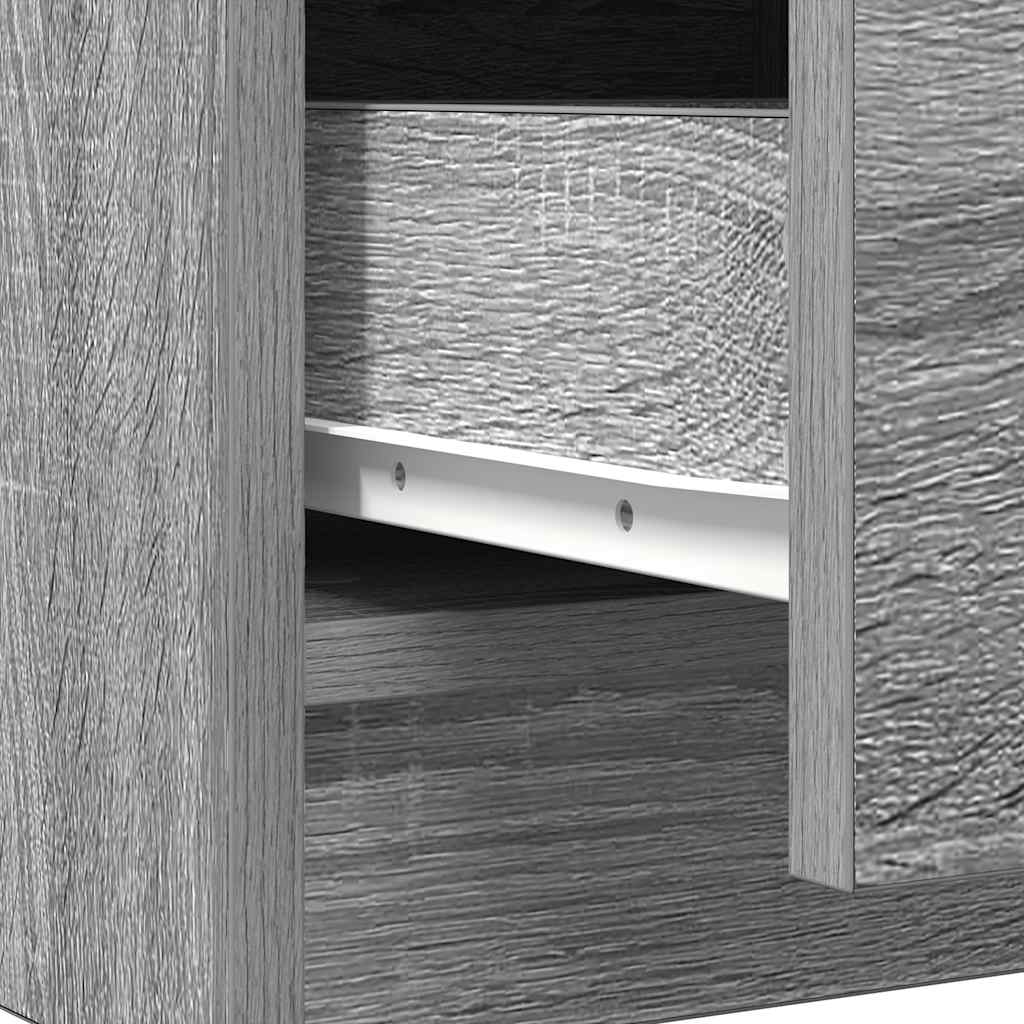 Συρταριέρα με Συρτάρια Γκρι Sonoma 71x35x65 εκ. από Επεξ. Ξύλο - Pakobazaar