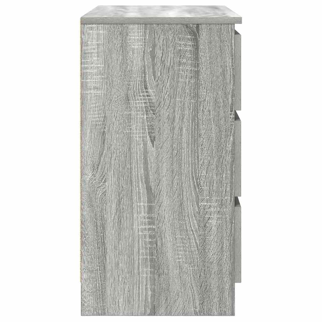 Συρταριέρα με Συρτάρια Γκρι Sonoma 71x35x65 εκ. από Επεξ. Ξύλο - Pakobazaar