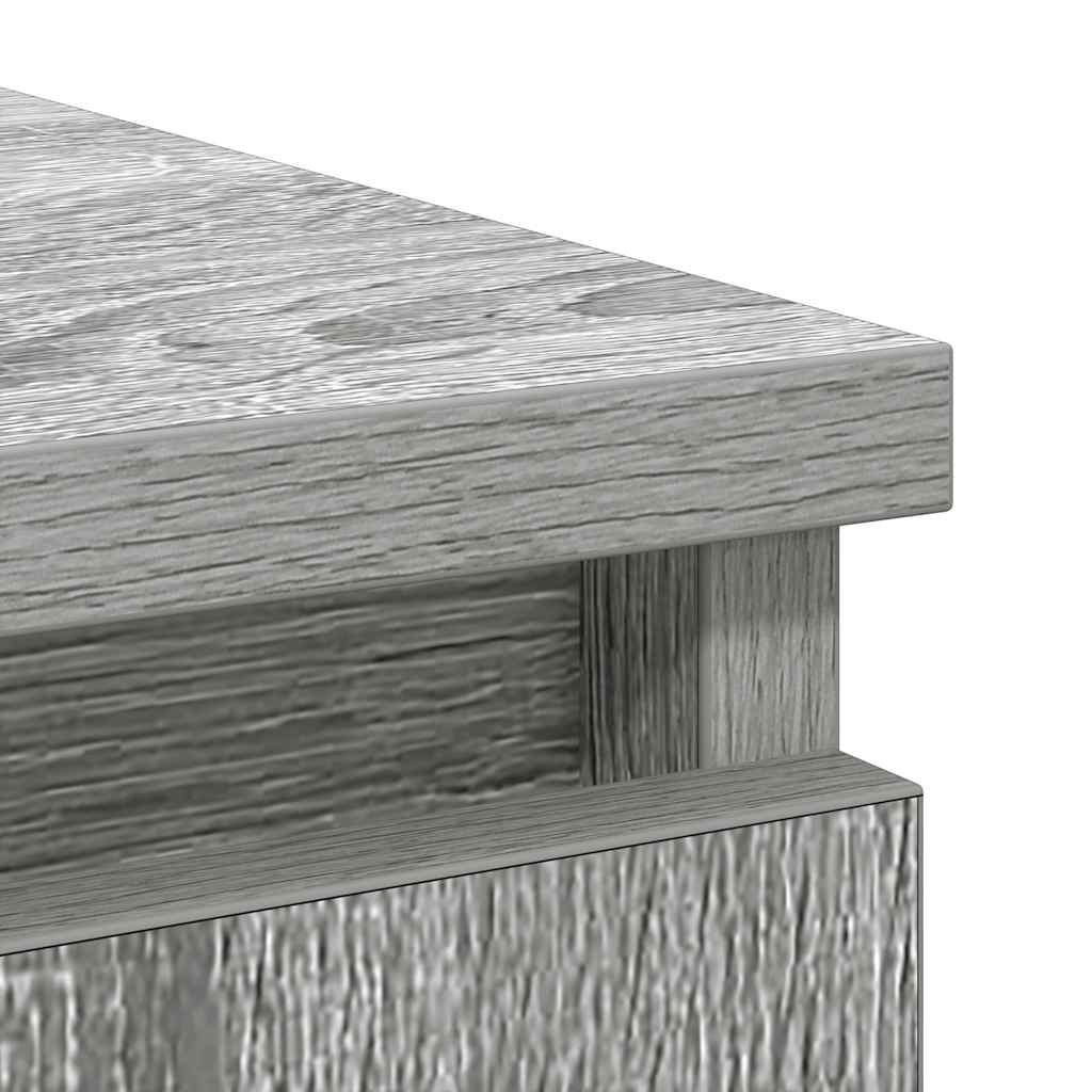 Συρταριέρα με Συρτάρια Γκρι Sonoma 71x35x65 εκ. από Επεξ. Ξύλο - Pakobazaar