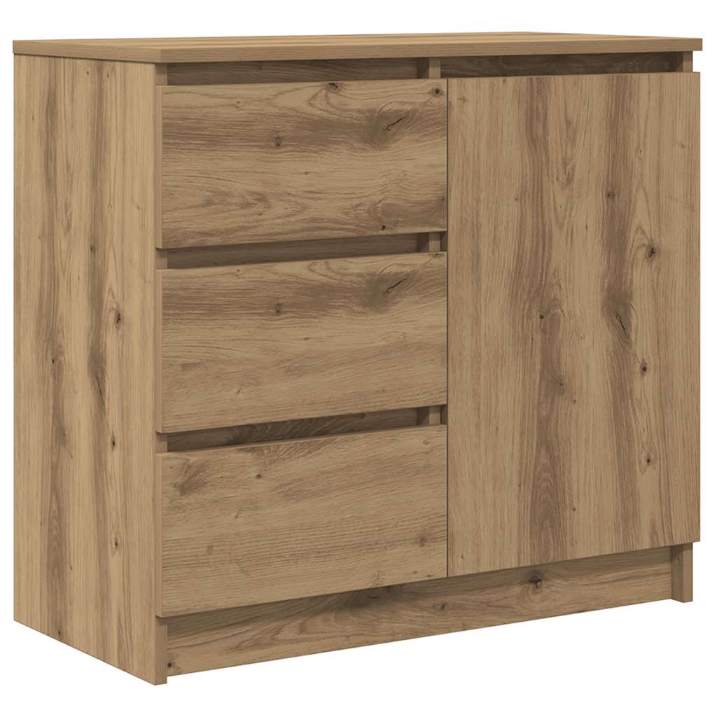 Συρταριέρα με Συρτάρια Τεχνίτης Δρυς 71x35x65 εκ. Επεξ. Ξύλο - Pakobazaar