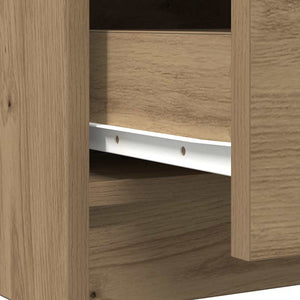 Συρταριέρα με Συρτάρια Τεχνίτης Δρυς 71x35x65 εκ. Επεξ. Ξύλο - Pakobazaar