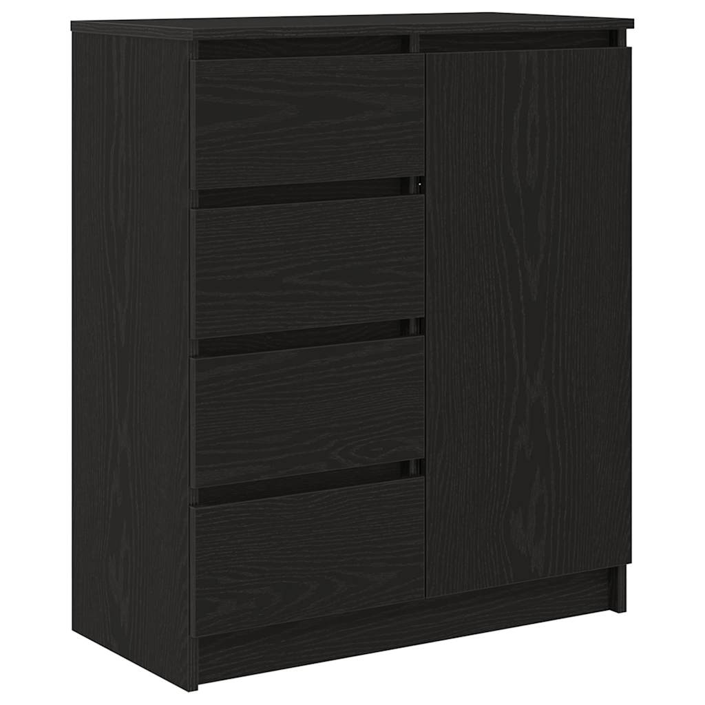 Συρταριέρα με Συρτάρια Μαύρη βελανιδιά 71x35x84 εκ. Επεξ. Ξύλο - Pakobazaar