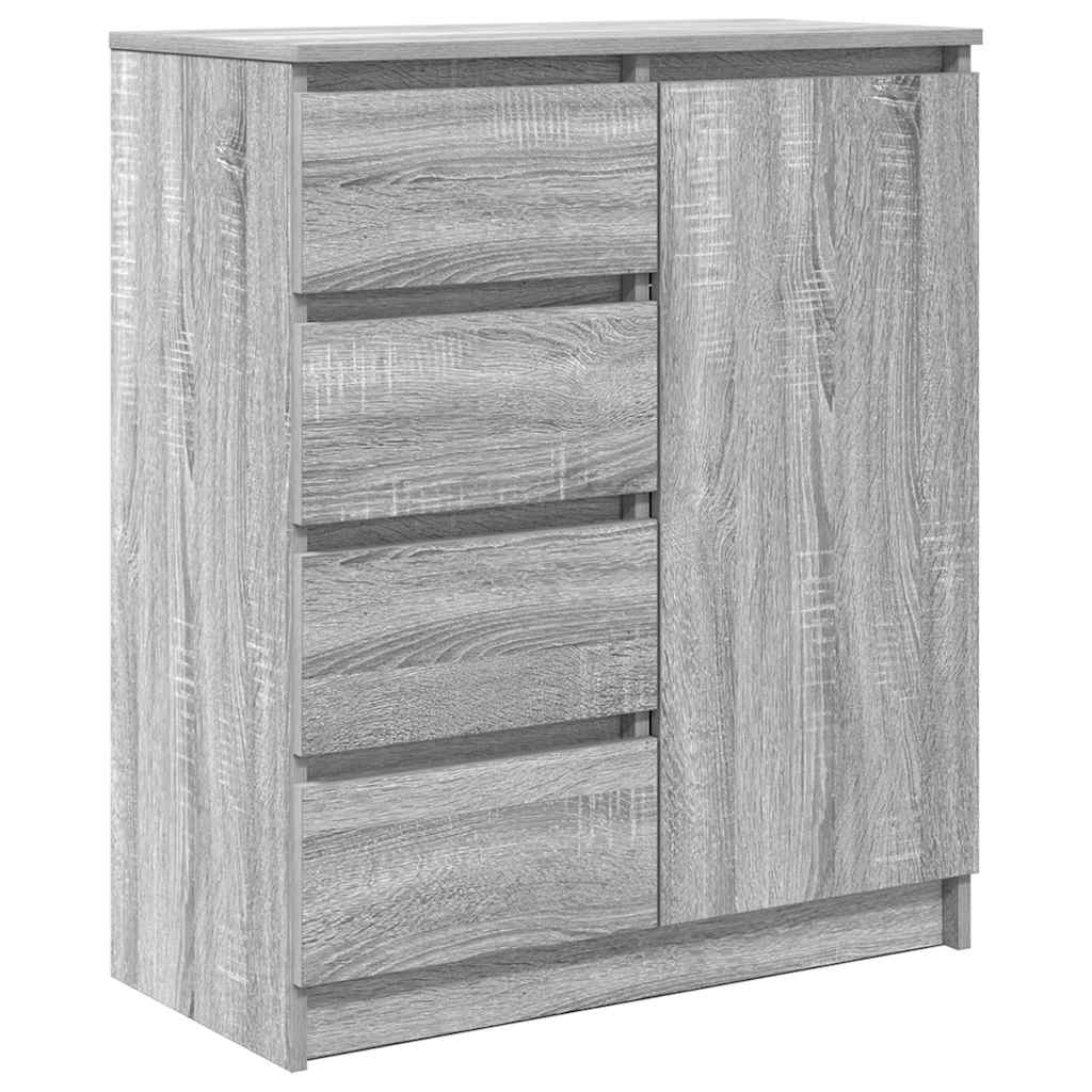 Συρταριέρα με Συρτάρια Γκρι Sonoma 71x35x84 εκ. από Επεξ. Ξύλο - Pakobazaar