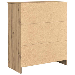 Συρταριέρα με Συρτάρια Τεχνίτης Δρυς 71x35x84 εκ. Επεξ. Ξύλο