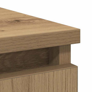 Συρταριέρα με Συρτάρια Τεχνίτης Δρυς 71x35x84 εκ. Επεξ. Ξύλο