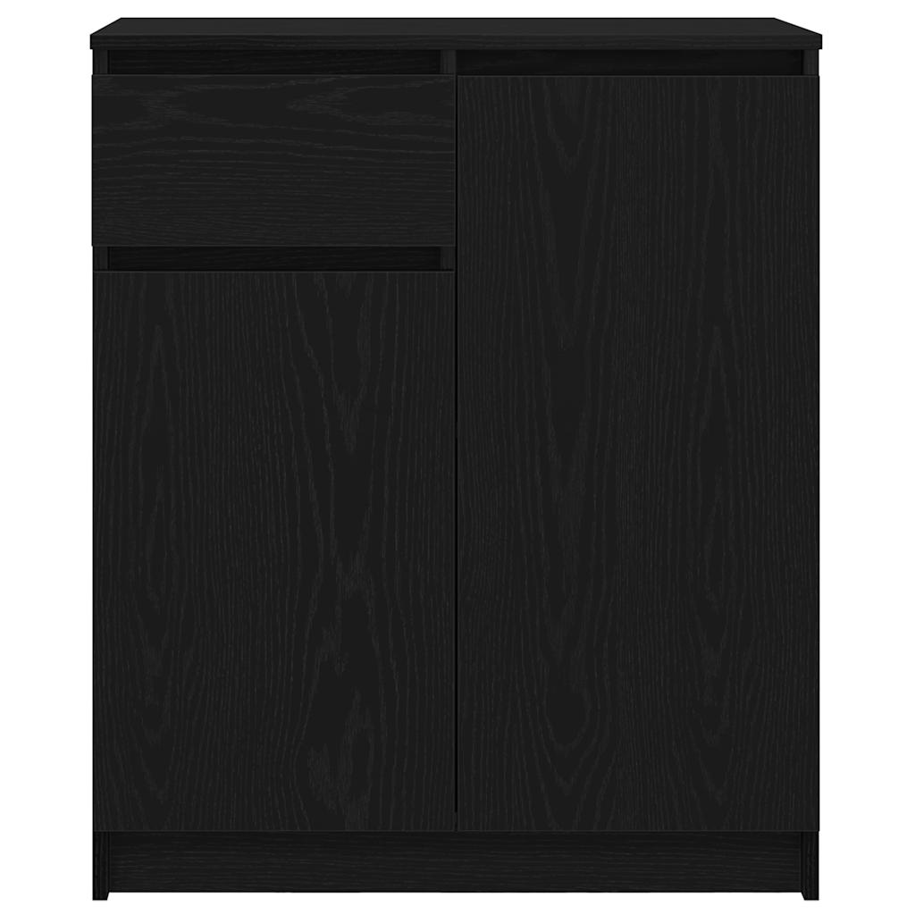 Συρταριέρα με Συρτάρια Μαύρη βελανιδιά 71x35x84 εκ. Επεξ. Ξύλο - Pakobazaar