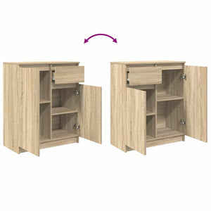 Συρταριέρα με Συρτάρια Sonoma Δρυς 71x35x84 εκ. από Επεξ. Ξύλο