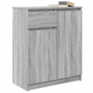 Συρταριέρα με Συρτάρια Γκρι Sonoma 71x35x84 εκ. από Επεξ. Ξύλο