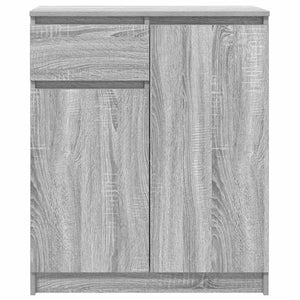 Συρταριέρα με Συρτάρια Γκρι Sonoma 71x35x84 εκ. από Επεξ. Ξύλο