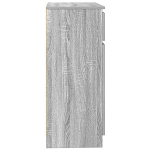 Συρταριέρα με Συρτάρια Γκρι Sonoma 71x35x84 εκ. από Επεξ. Ξύλο