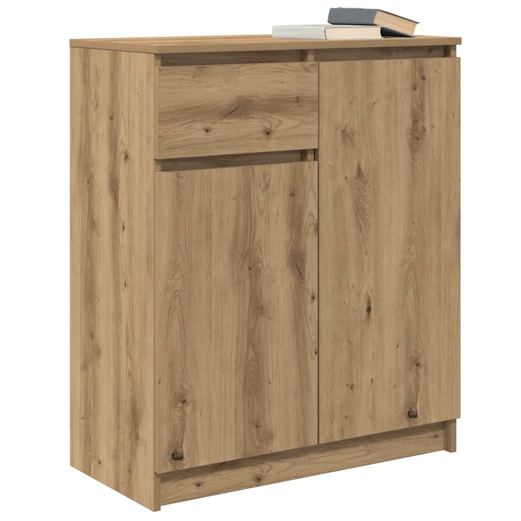 Συρταριέρα με Συρτάρια Τεχνίτης Δρυς 71x35x84 εκ. Επεξ. Ξύλο